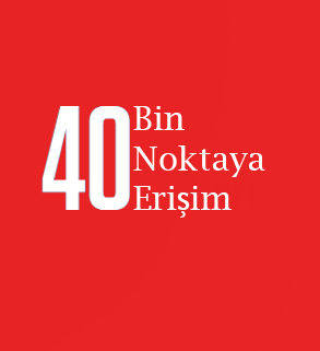 40bin noktaya erişim